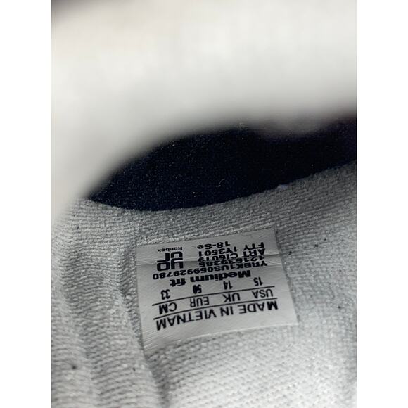 Reebok Classics Men’s Size 15 Black Gray Leather Walking Shoes - Picture 4 of 9